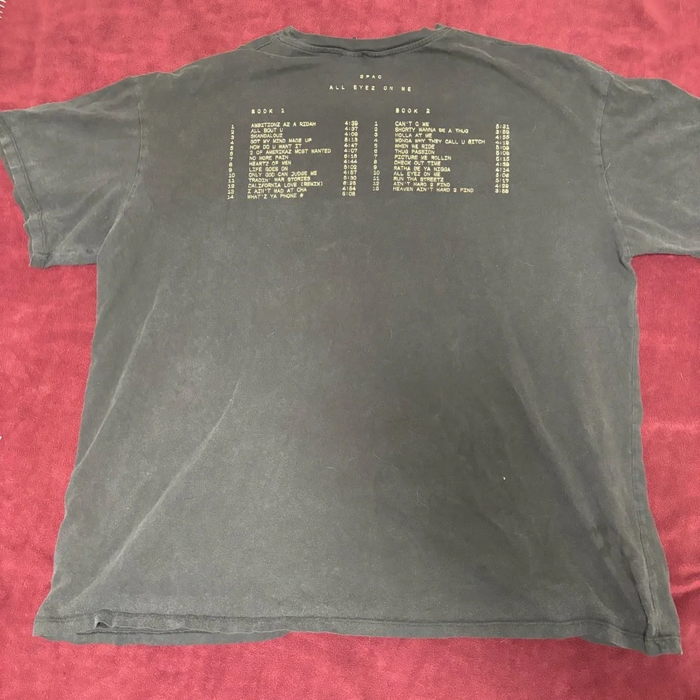 2PAC "ALL EYEZ ON ME" DOUBLE SIDED SHIRT LARGE - Picture 3 of 5